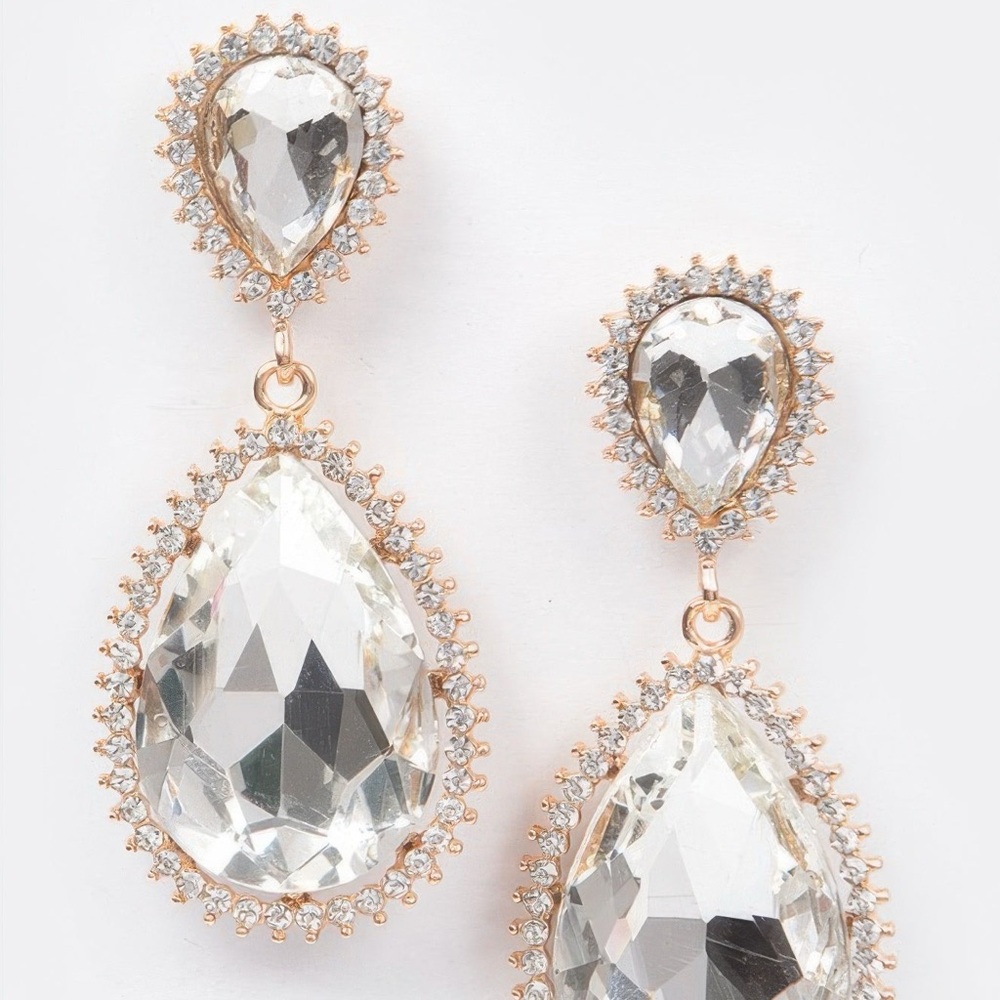 Rhinestone Dangle Earring